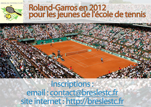 Journée des Jeunes à Roland Garros 2012