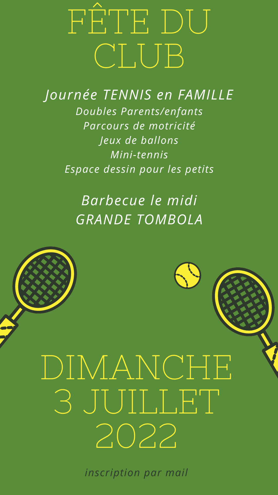 Fête du club 3 juillet 2022